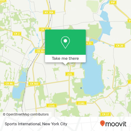 Sports International map