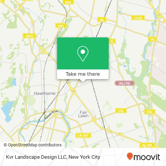 Kvr Landscape Design LLC map