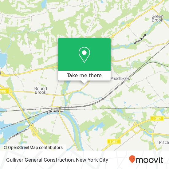 Gulliver General Construction map