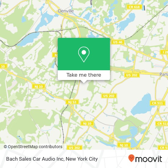 Bach Sales Car Audio Inc map