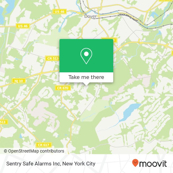 Mapa de Sentry Safe Alarms Inc