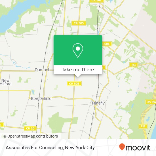 Associates For Counseling map