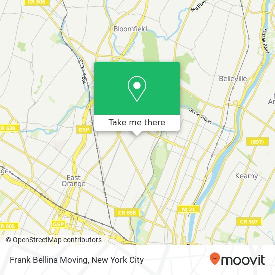 Frank Bellina Moving map