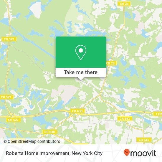 Mapa de Roberts Home Improvement