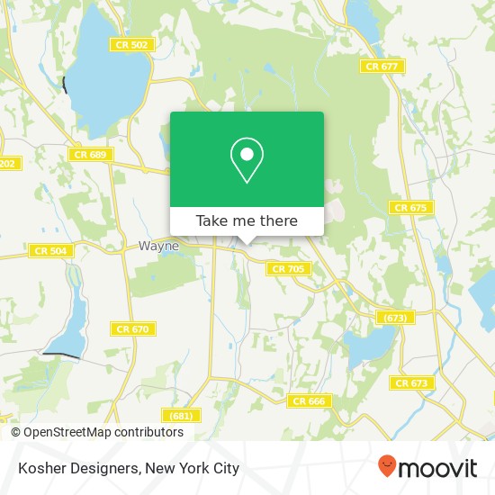 Mapa de Kosher Designers