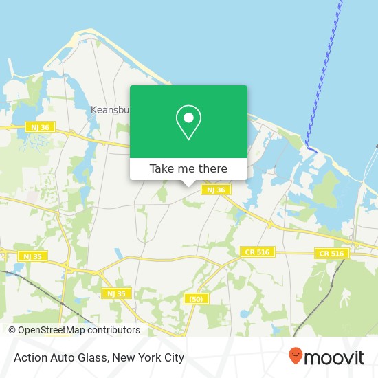 Mapa de Action Auto Glass