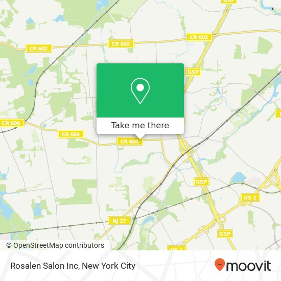 Rosalen Salon Inc map