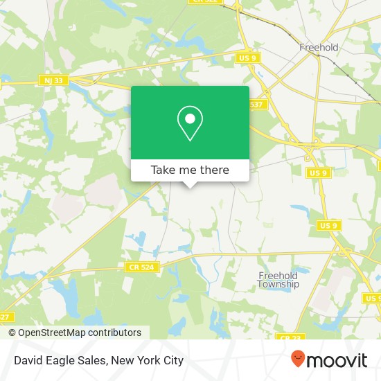 Mapa de David Eagle Sales