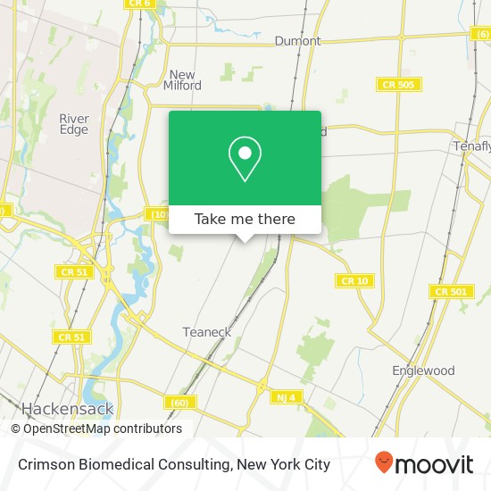 Crimson Biomedical Consulting map