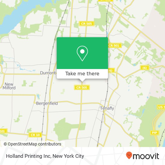 Holland Printing Inc map