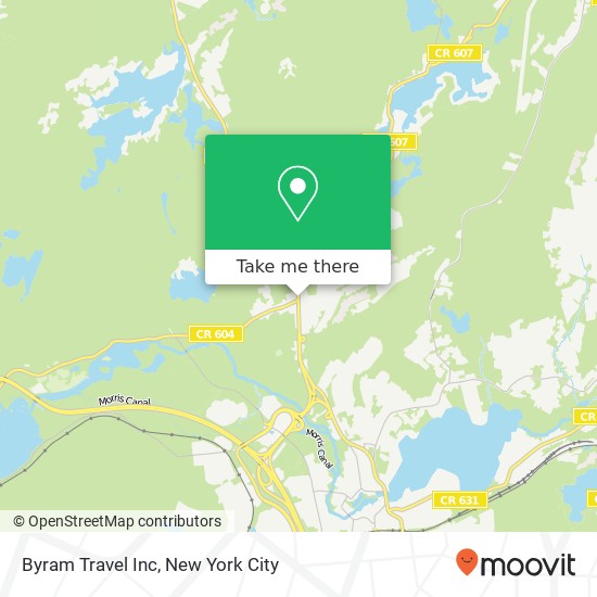 Byram Travel Inc map