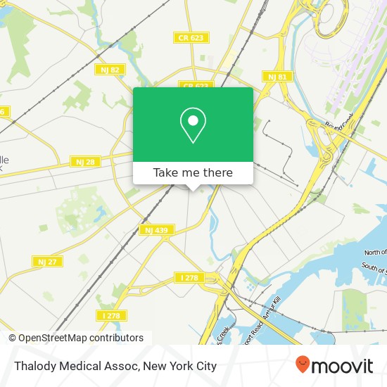 Thalody Medical Assoc map