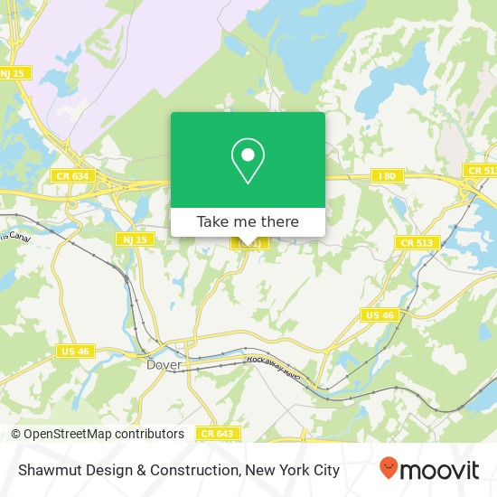 Shawmut Design & Construction map