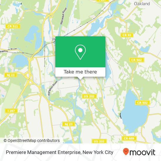 Mapa de Premiere Management Enterprise