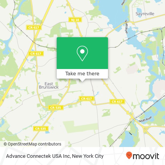 Advance Connectek USA Inc map
