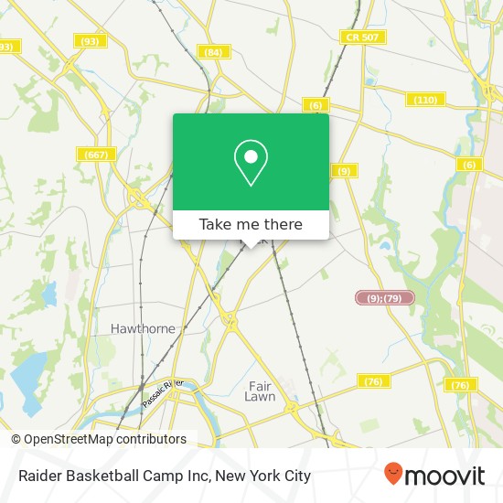 Mapa de Raider Basketball Camp Inc