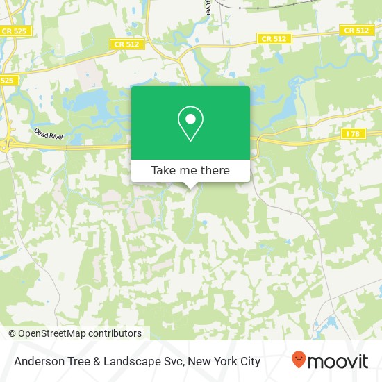 Anderson Tree & Landscape Svc map