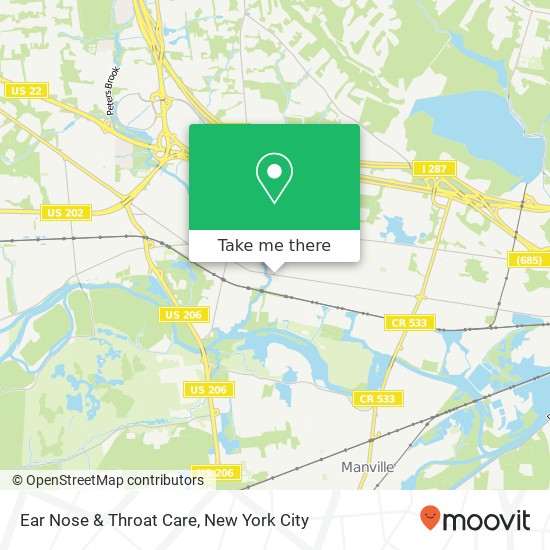 Ear Nose & Throat Care map