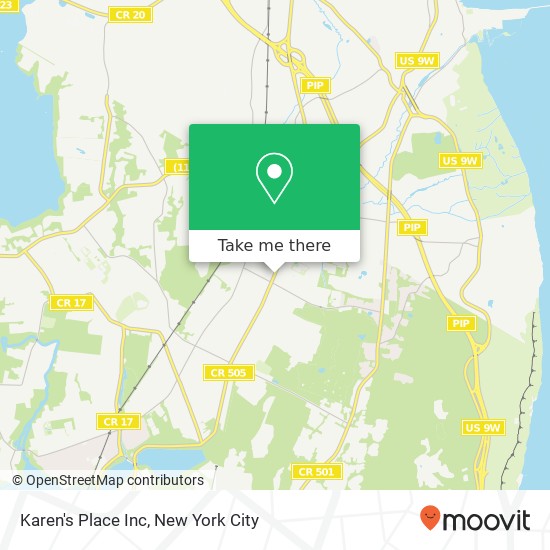 Karen's Place Inc map