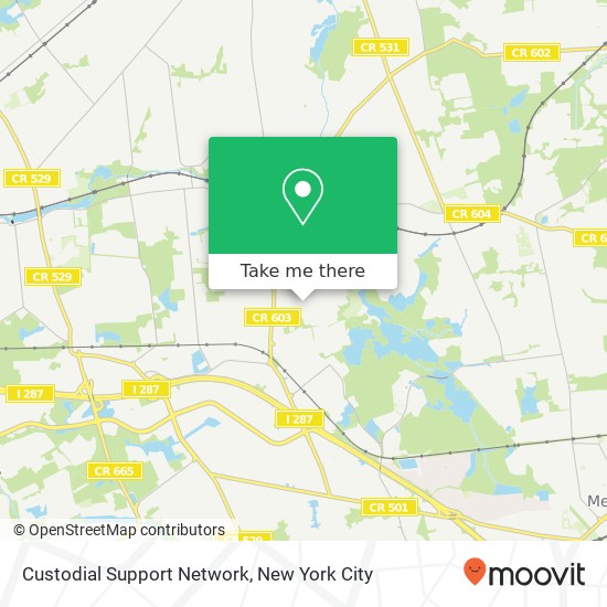 Mapa de Custodial Support Network