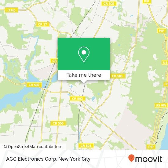 Mapa de AGC Electronics Corp