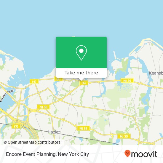 Mapa de Encore Event Planning