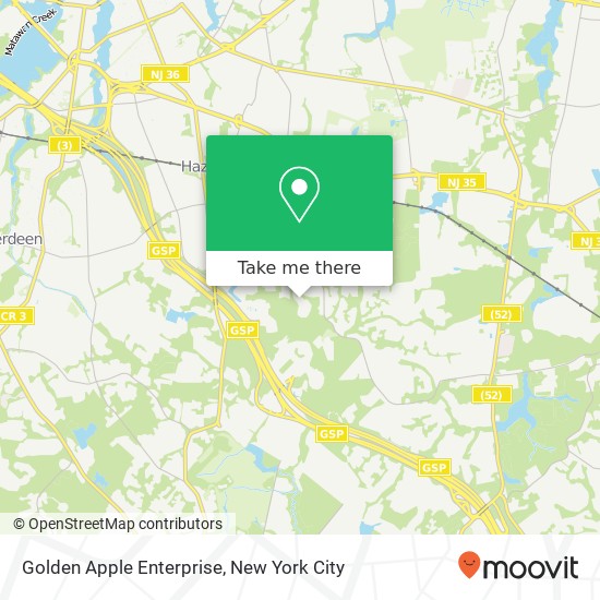 Golden Apple Enterprise map