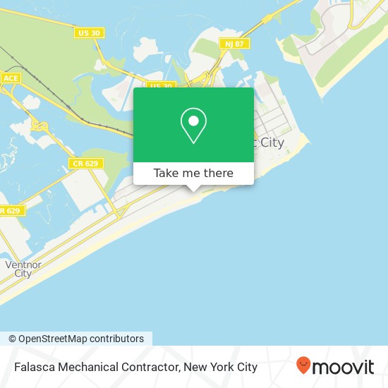 Falasca Mechanical Contractor map