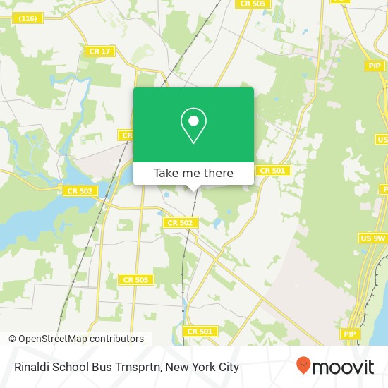 Mapa de Rinaldi School Bus Trnsprtn