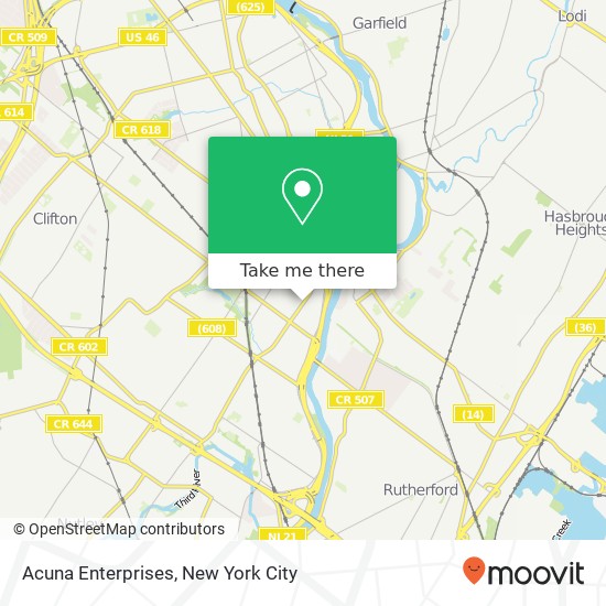 Acuna Enterprises map