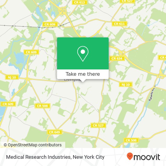Medical Research Industries map