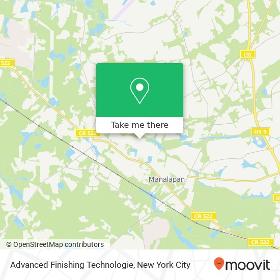 Mapa de Advanced Finishing Technologie