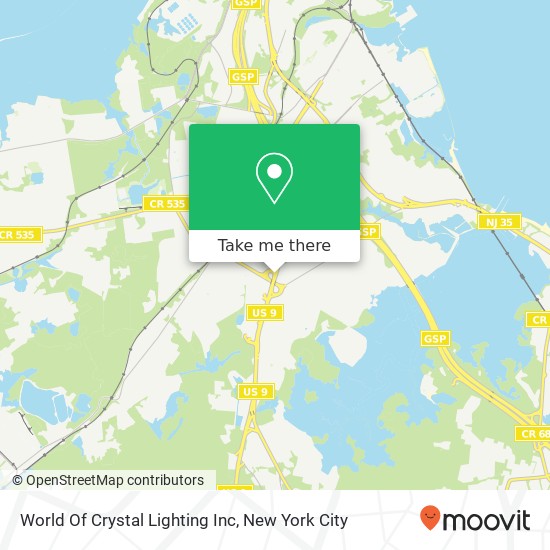 World Of Crystal Lighting Inc map