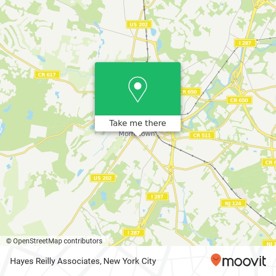 Mapa de Hayes Reilly Associates