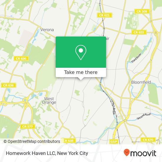 Homework Haven LLC map