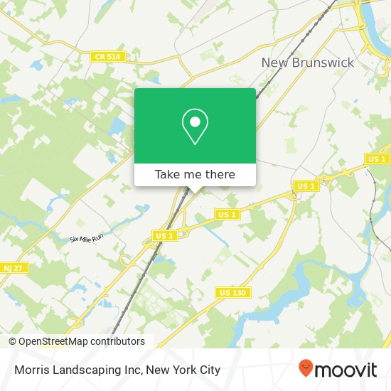 Morris Landscaping Inc map