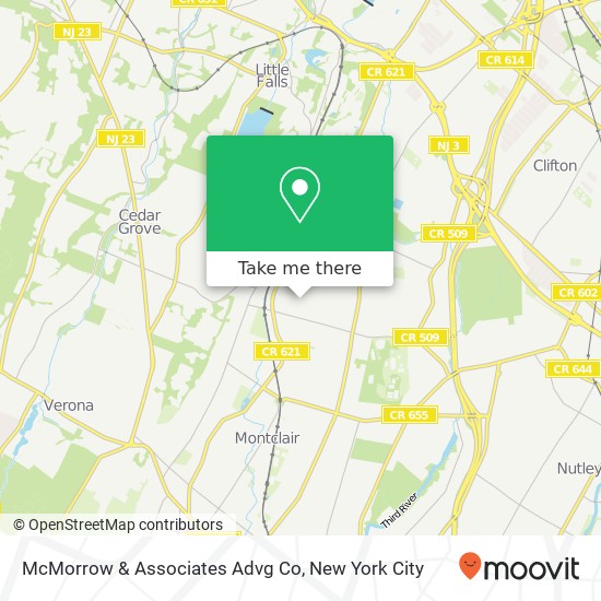 Mapa de McMorrow & Associates Advg Co