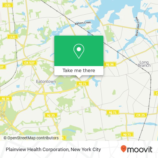 Mapa de Plainview Health Corporation