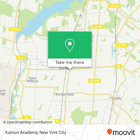 Mapa de Kumon Academy