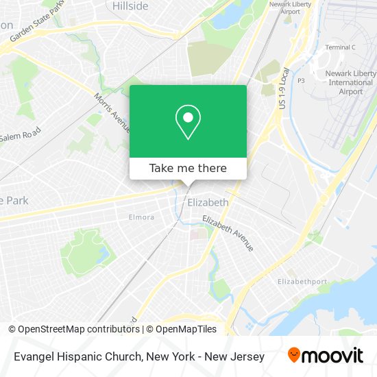 Mapa de Evangel Hispanic Church