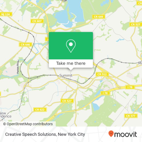 Creative Speech Solutions map