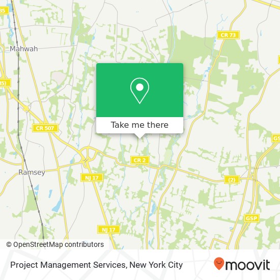 Project Management Services map