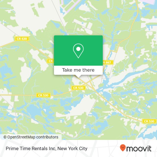 Prime Time Rentals Inc map