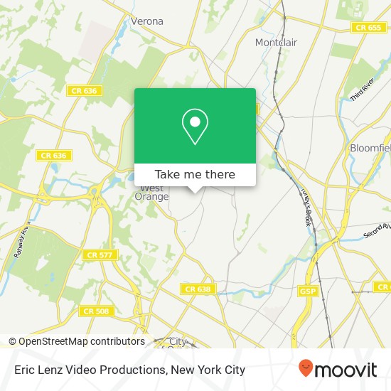 Eric Lenz Video Productions map
