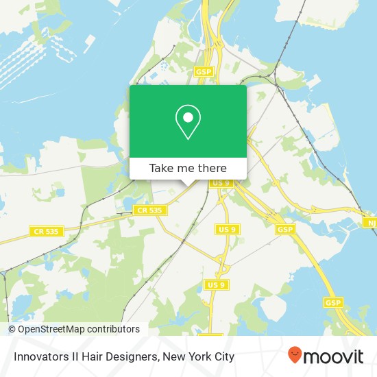 Mapa de Innovators II Hair Designers