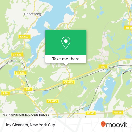 Joy Cleaners map