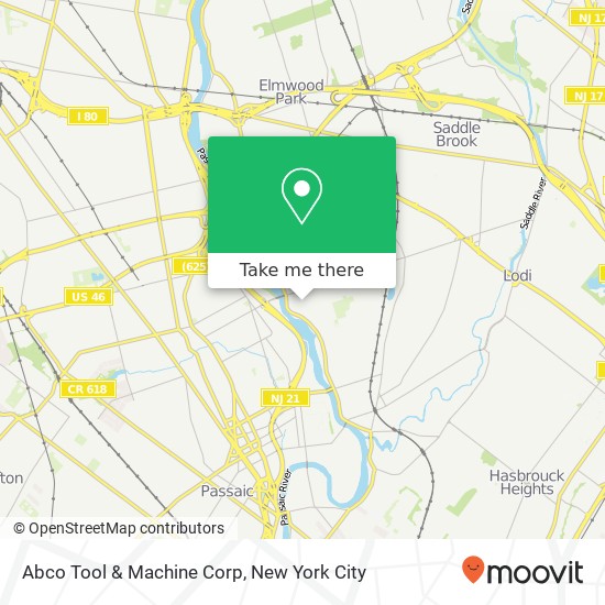 Mapa de Abco Tool & Machine Corp