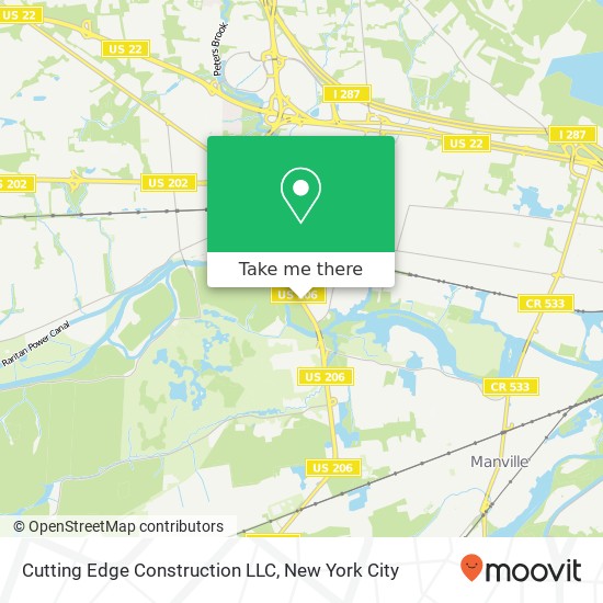 Cutting Edge Construction LLC map