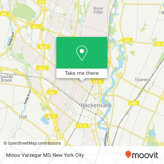 Minoo Varzegar MD map