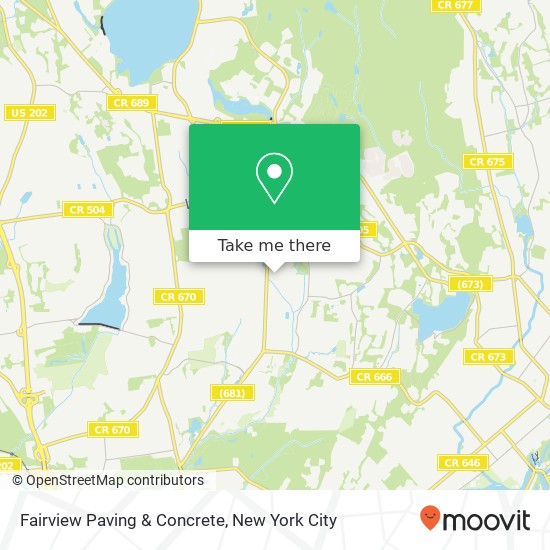 Mapa de Fairview Paving & Concrete